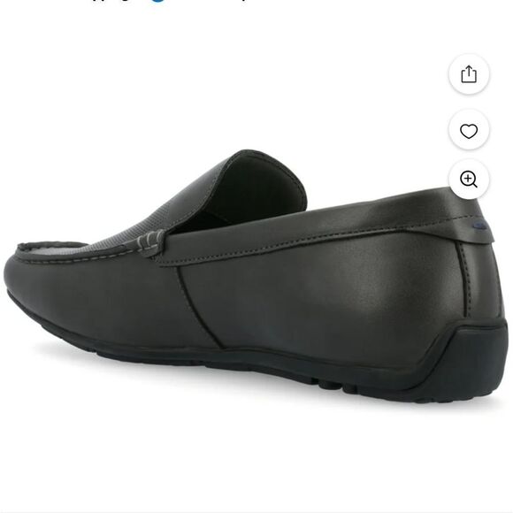 Vance Co Mitch Grey Loafers,10,5 - Picture 4 of 12